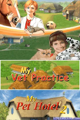 2 in 1 - My Vet Practice + My Pet Hotel 2 (Europe) (En,Fr,De,Es,It) screen shot game playing